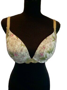 Victoria's Secret Dream Angels 36DD Floral Underwire Bra | Padded Push-Up